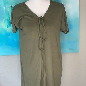 Loveriche Army Green Bathing Suit Cover-up
